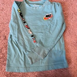 Nike Kids Teal Long Sleeve Tee